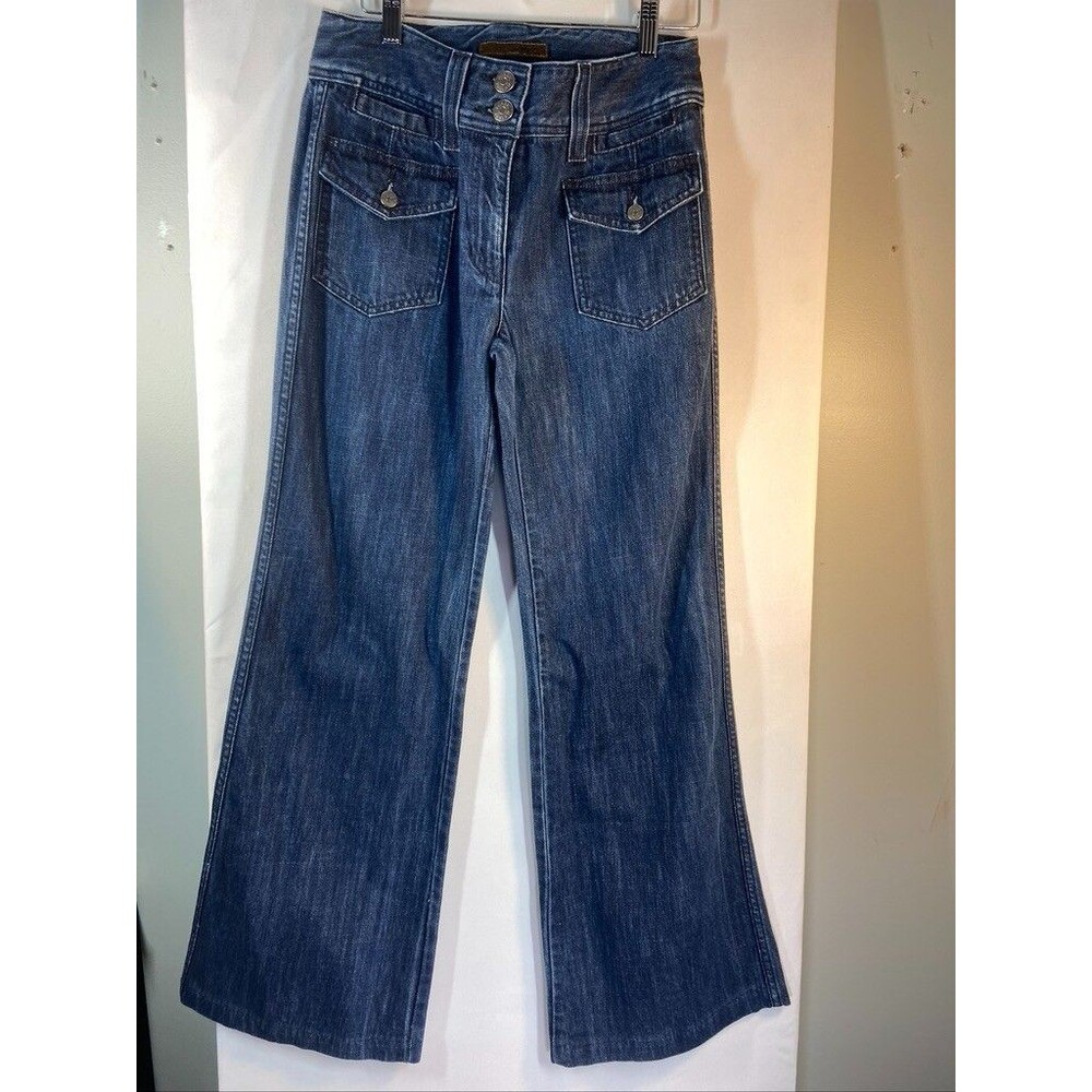 FOSSIL WOMENS SZ 27 X 29 BLUE JEANS BOOT CUT